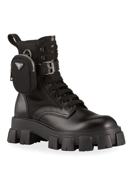 Prada combat boots sale